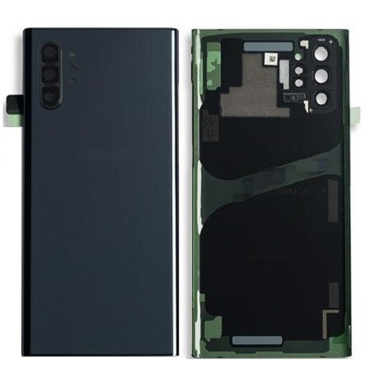 Aizmugurējais vāks Samsung N975F Note 10+ Aura Black oriģināls (lietots Grade B)