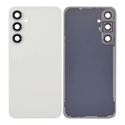 Aizmugurējais vāks saderīgs ar Samsung S731 S25 FE / White / (ar kameras lēcu) OEM