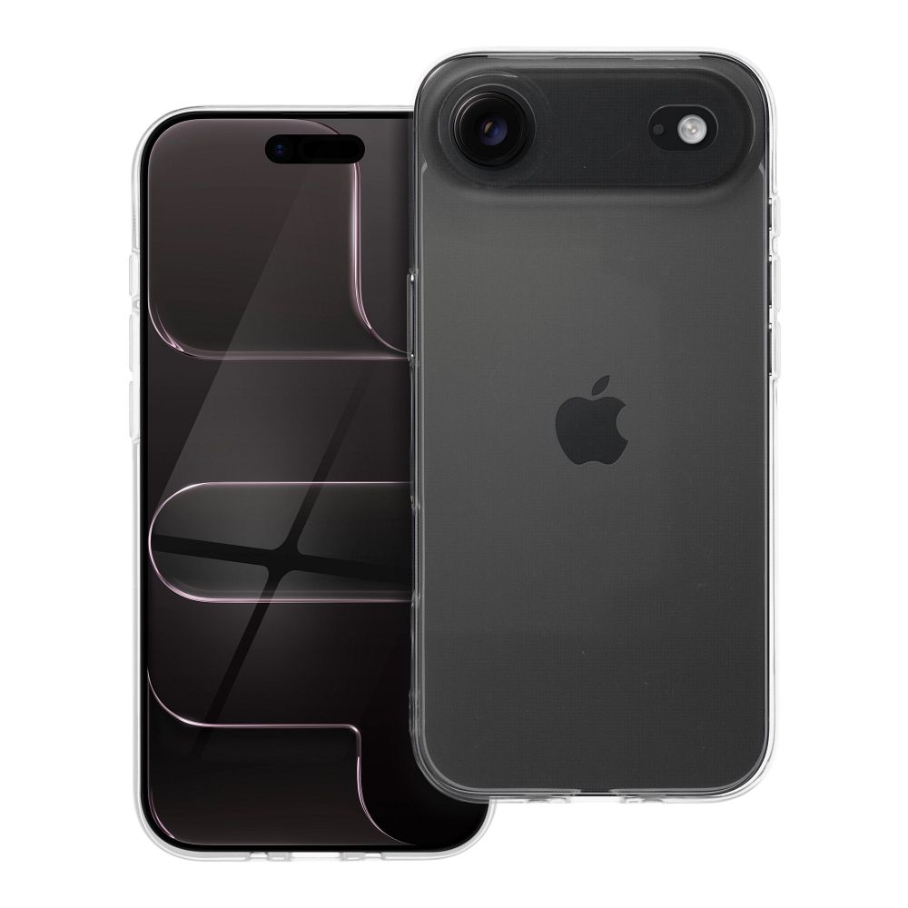 Caurspīdīgs viedtālruņa apvalks 2 mm IPHONE 17 Air (kameras aizsardzība) caurspīdīgs