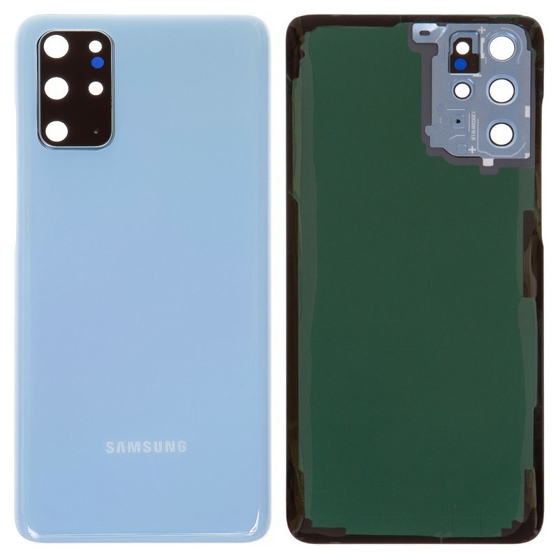 Aizmugurējais vāciņš Samsung G985/G986 S20 Plus Cloud Blue oriģināls (lietots, Grade B)