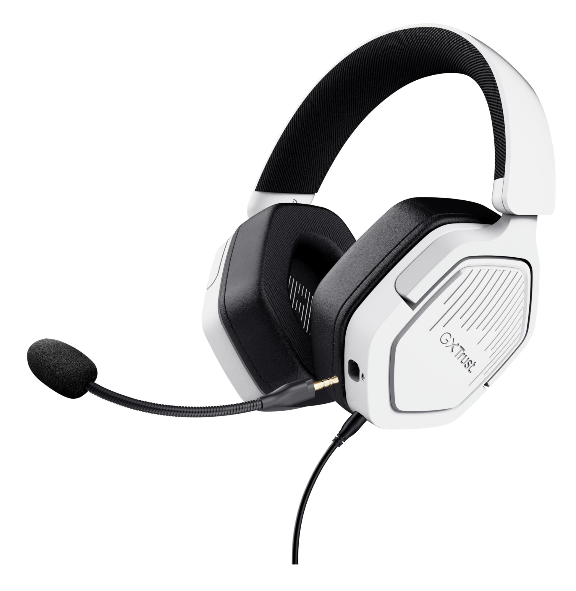 Trust GXT492W Carus spēļu austiņas, baltas