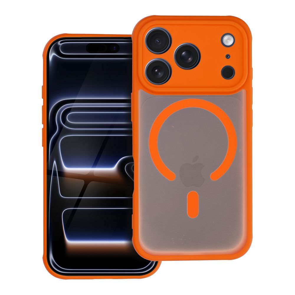 Чехол для iPhone 11 Full Matte Mag Cover совместимый с MagSafe оранжевый