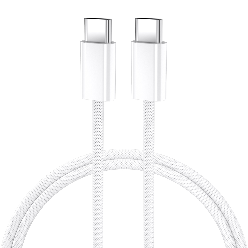 BWOO Kabelis USB-C - USB-C 1m 60W iPhone 15 BO-X284 balts