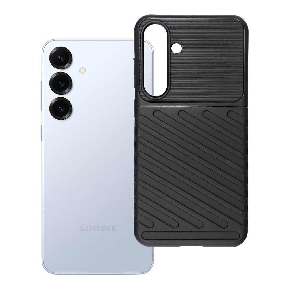 THUNDER viedtālruņa apvalks SAMSUNG S25 Plus melns