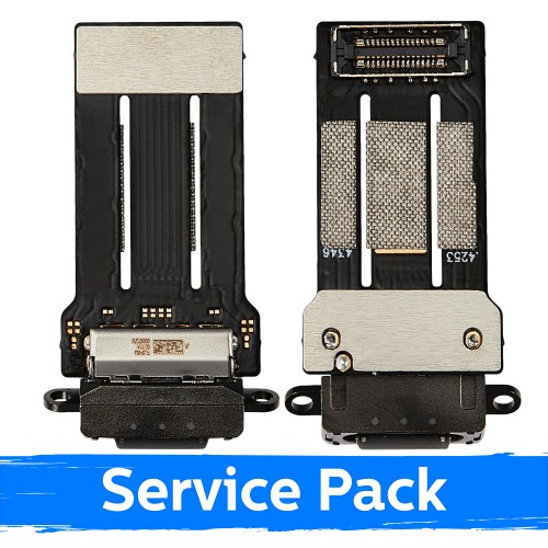 Uzlādes ligzda saderīga ar Apple iPad Mini 7 (2024) ar flex / zils / (Service Pack)