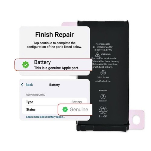 Battery Compatible With iPhone 12 Mini / Self-Diagnosable / Settings: Genuine /