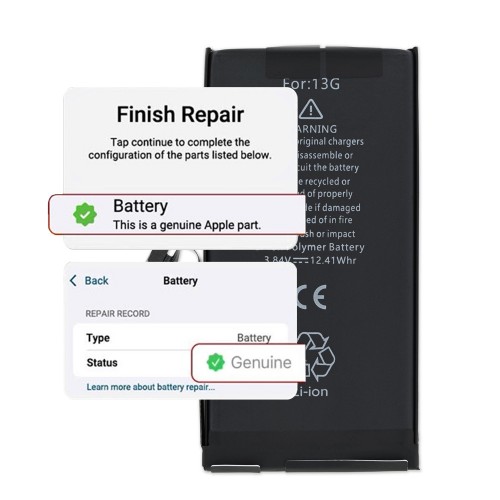 Battery Compatible With iPhone 13 / Self-Diagnosable / Settings: Genuine /