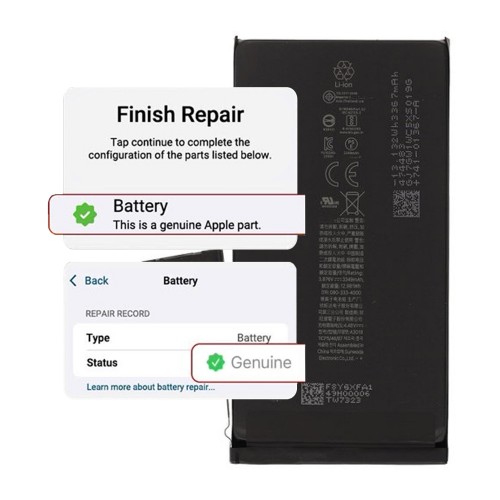 Battery Compatible With iPhone 15 / Self-Diagnosable / Settings: Genuine /