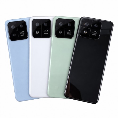Aizmugures vāciņš saderīgs ar Xiaomi 13 melns (ar kameras objektīvu) OEM