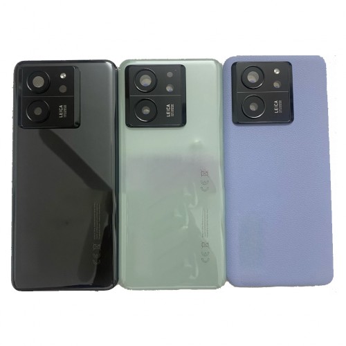 Aizmugures vāciņš saderīgs ar Xiaomi 13T Pro (13T) melns (ar kameras objektīvu) OEM