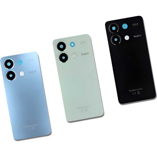 Aizmugures vāciņš saderīgs ar Xiaomi Redmi Note 13 4G Midnight melns (ar kameras objektīvu) OEM