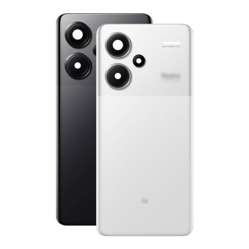Aizmugures vāciņš saderīgs ar Xiaomi Redmi Note 13 Pro+ 5G Midnight melns (ar kameras objektīvu) OEM