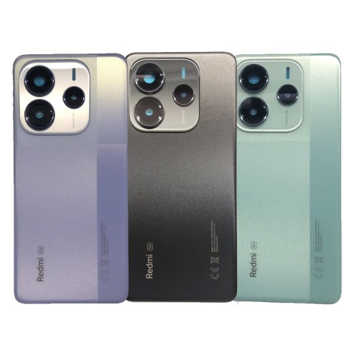 Aizmugures vāciņš saderīgs ar Xiaomi Redmi Note 14 5G melns (ar kameras objektīvu) OEM