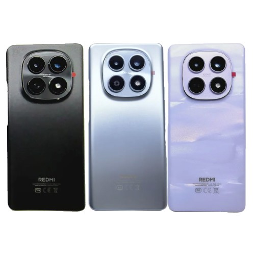 Aizmugures vāciņš saderīgs ar Xiaomi Redmi Note 15 5G melns (ar kameras objektīvu) OEM