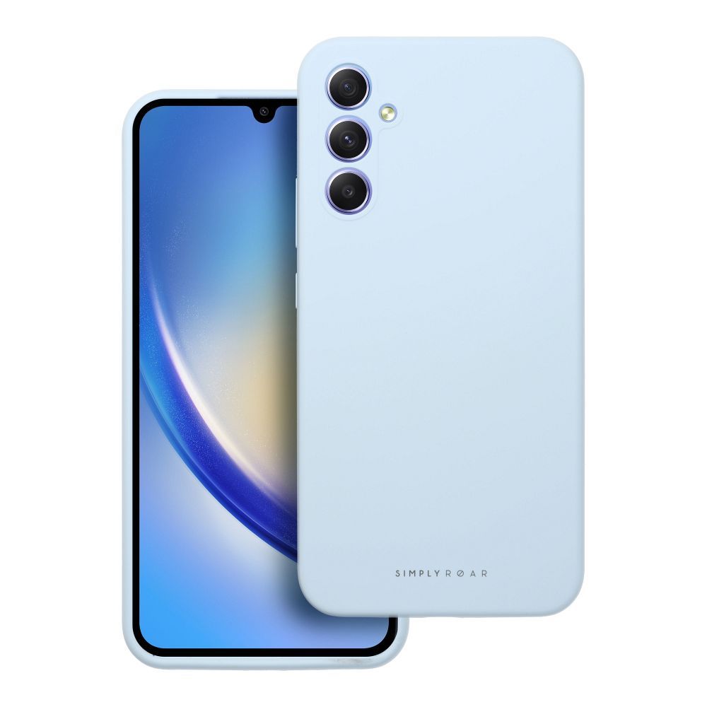 Чехол ROAR Cloud Skin для Samsung A34 5G светло-синий