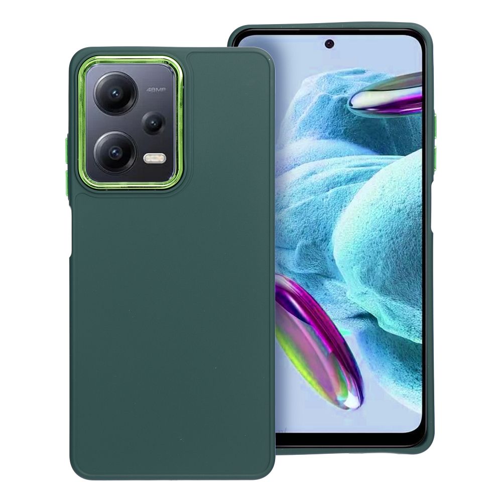 FRAME viedtālruņa apvalks XIAOMI Redmi Note 12 Pro 5G zaļš