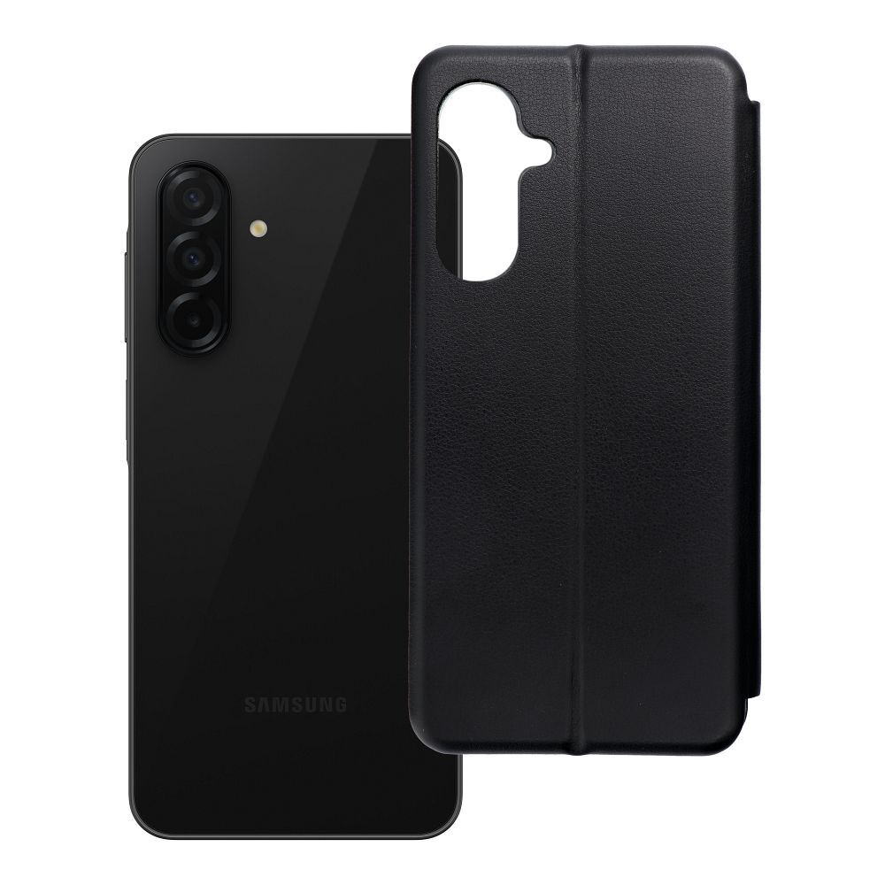 ELEGANCE grāmatas apvalks SAMSUNG A26 melns