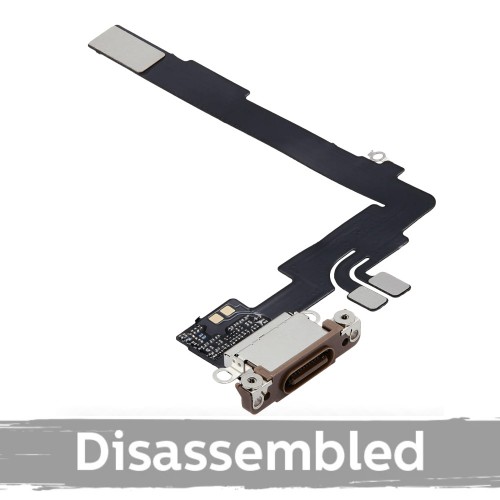 Uzlādes savienotājs saderīgs ar iPhone 16 Pro Max / Desert Titanium / (100% oriģināls / izjaukts)