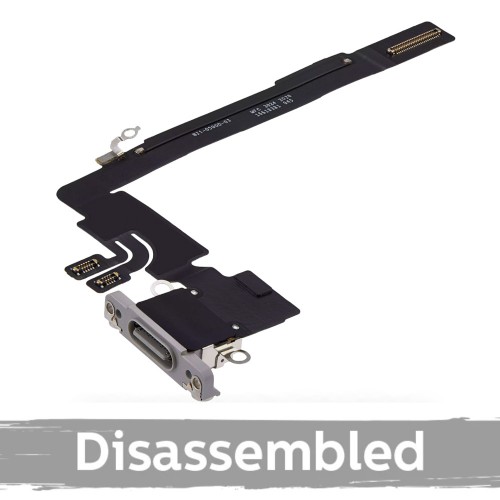 Uzlādes savienotājs saderīgs ar iPhone 16 Pro Max / White Titanium / (100% oriģināls / izjaukts)