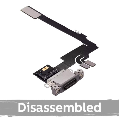 Uzlādes ports saderīgs ar iPhone 16 Pro dabīgais titāns (100% oriģināls izjaukts)