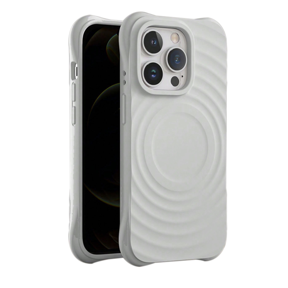 Circle Mag viedtālruņa apvalks iPhone 15 Pro 6,1" pelēka