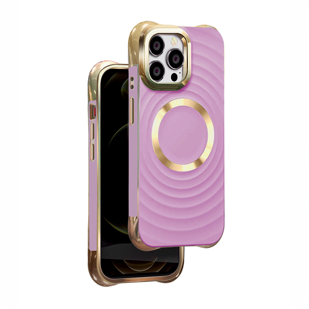Circle Glam Magnētiskais viedtālruņa apvalks iPhone 14 Pro 6,1" violets