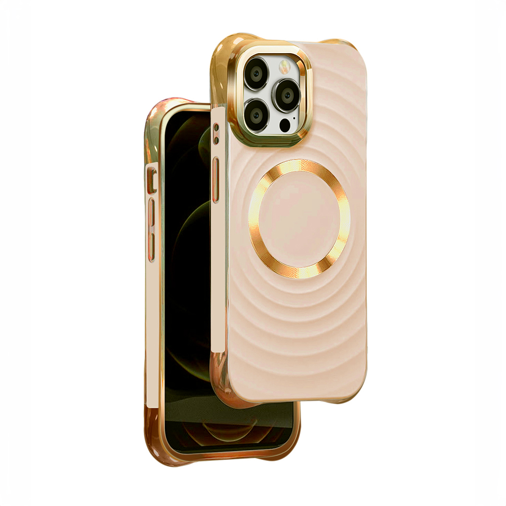 Circle Glam Magnētiskais viedtālruņa apvalks iPhone 14 Pro 6,1" rozā