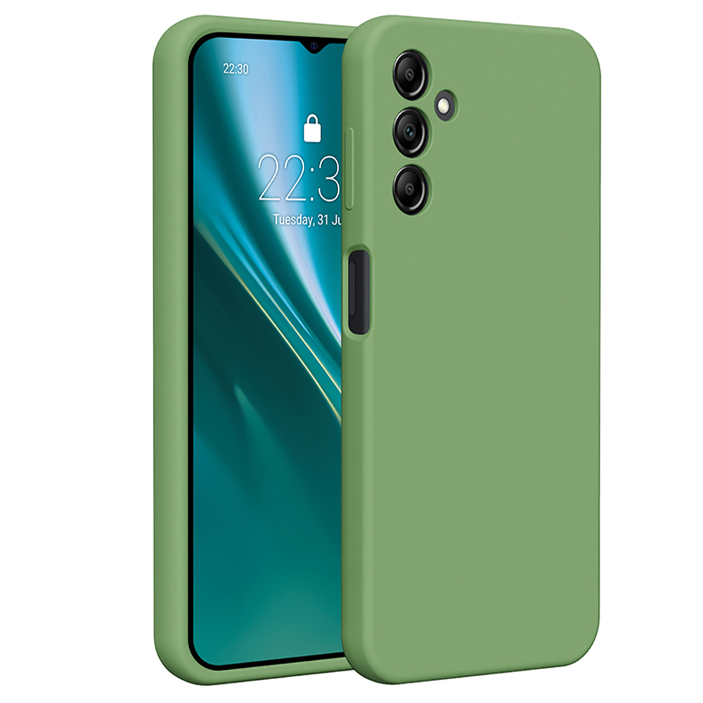 Etteri silikona viedtālruņa apvalks Samsung Galaxy A14 - gaiši zaļš