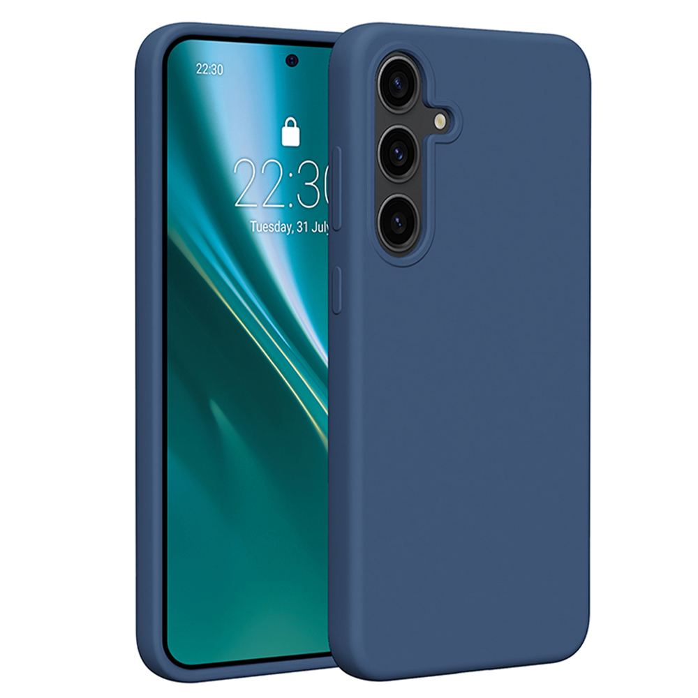 Etteri silikona viedtālruņa apvalks Samsung Galaxy S24 Plus tumši zils