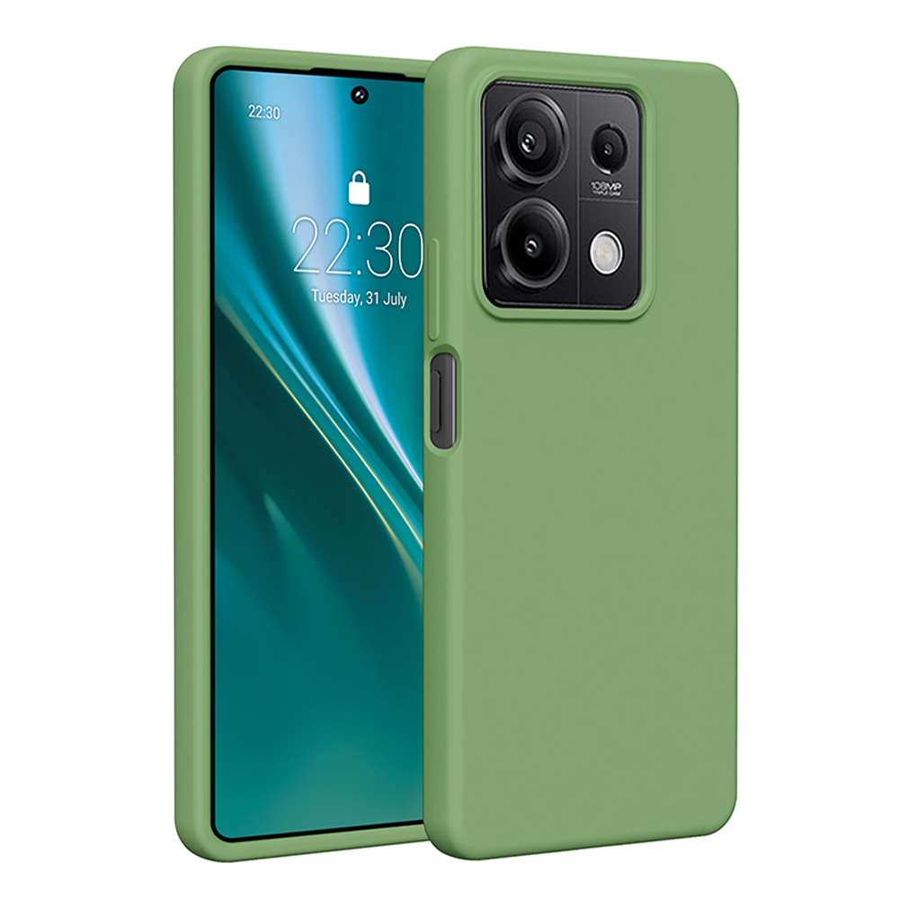 Etteri Silicone чехол Xiaomi Redmi Note 13 5G светло-зеленый