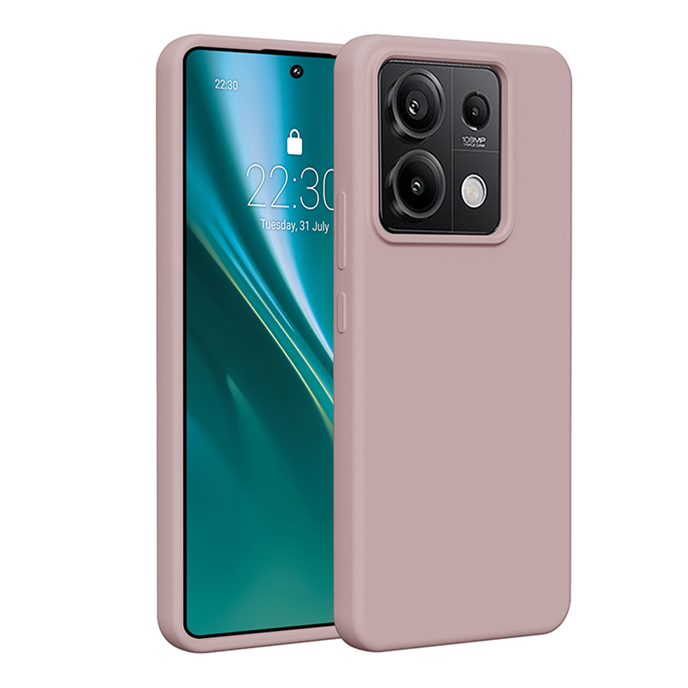 Etteri Silikona korpuss priekš Xiaomi Redmi Note 13 Pro 5G gaiši rozā krāsā