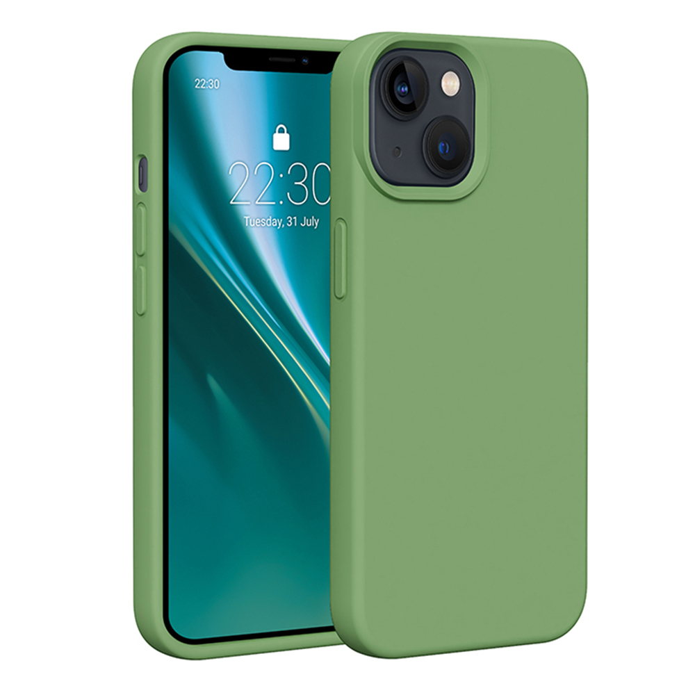 Etteri silikona viedtālruņa apvalks iPhone 14 6,1" gaiši zaļš