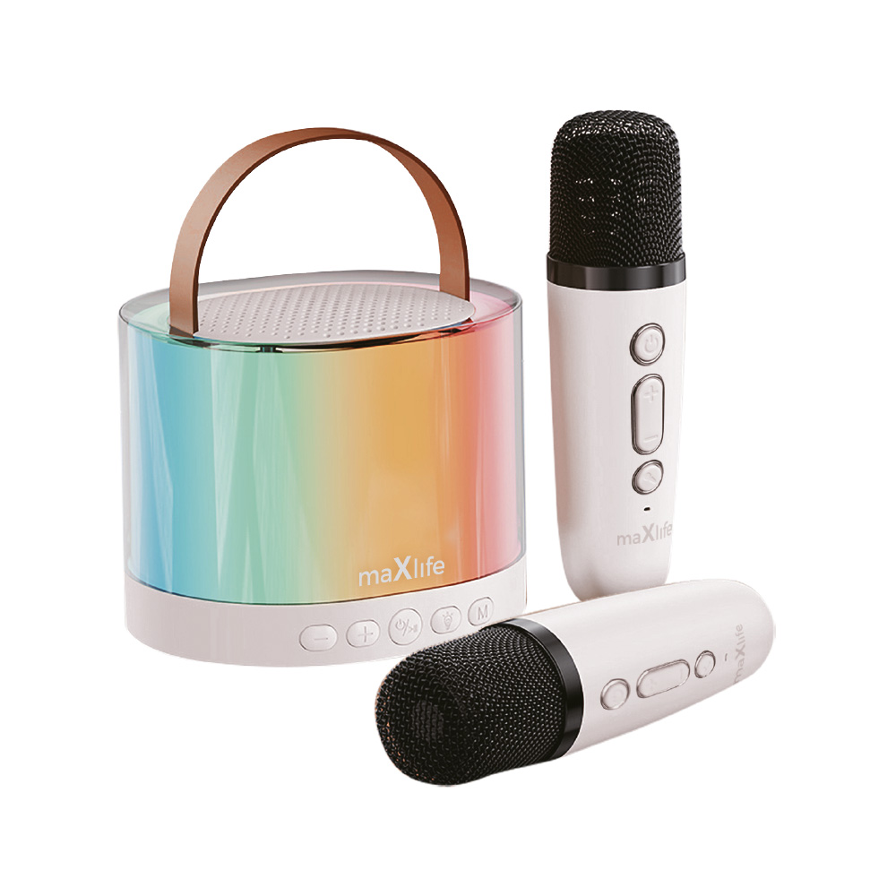Maxlife Bluetooth karaoke skaļrunis MXKS-200 balts