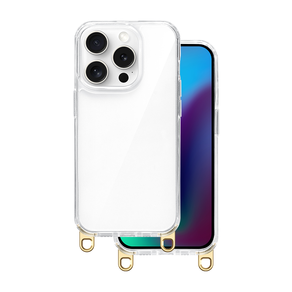 Viedtālruņa apvalks iPhone 15 6,1" zelta