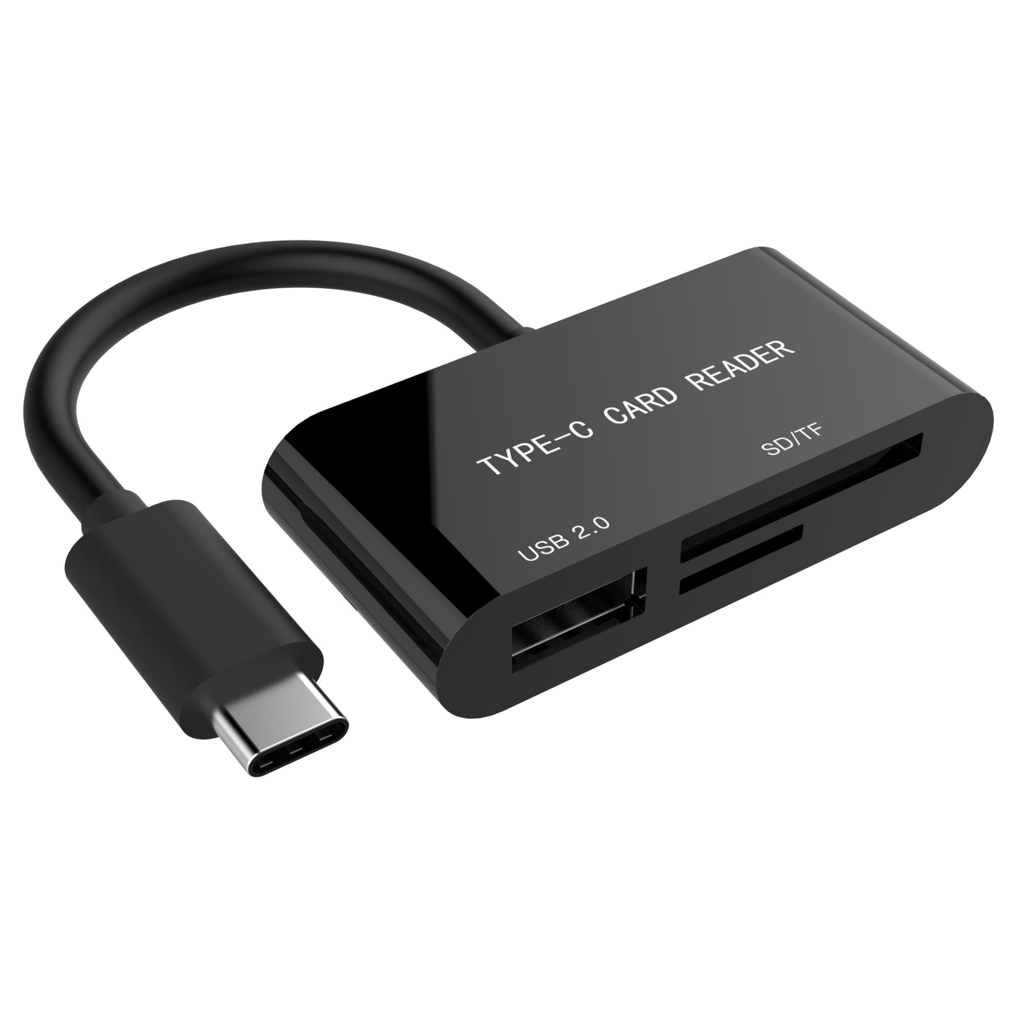 Gembird USB-C SD Combo atmiņas karšu lasītājs UHB-CR3-02