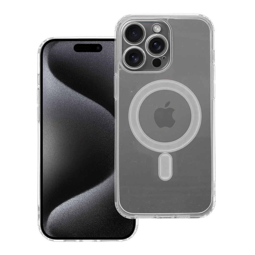 Case Clear Mag Cover (MagSafe) for iPhone 15 Pro Max transparent