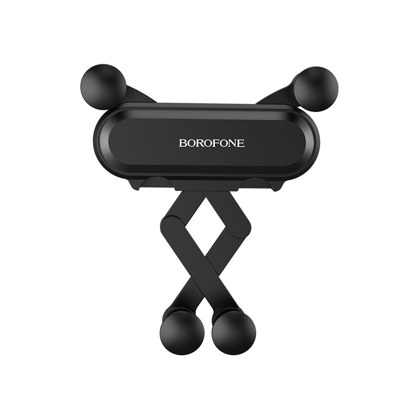 Автомобильный держатель для телефона Borofone BH19 на вентиляционную решётку чёрный