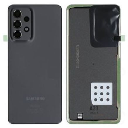 Aizmugurējais vāciņš Samsung A336 A33 5G 2022 melns oriģināls (lietots, Grade B)
