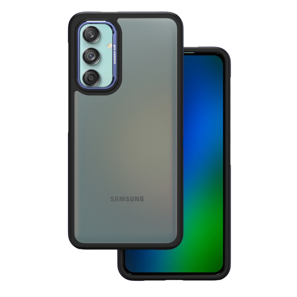 Crystal Black viedtālruņa apvalks Samsung Galaxy M55 5G zils