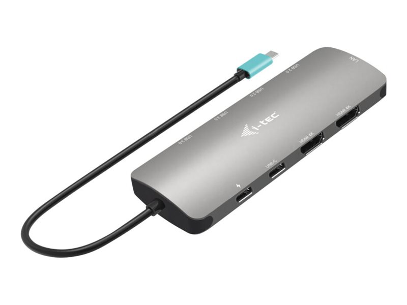 I-TEC USB-C Metal Nano doks 2x HDMI + PD