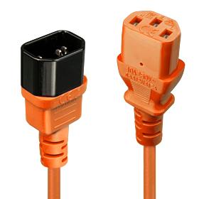 BAROŠANAS KABELIS IEC PAGARINĀJUMS 2M/ORANŽA 30475 LINDY