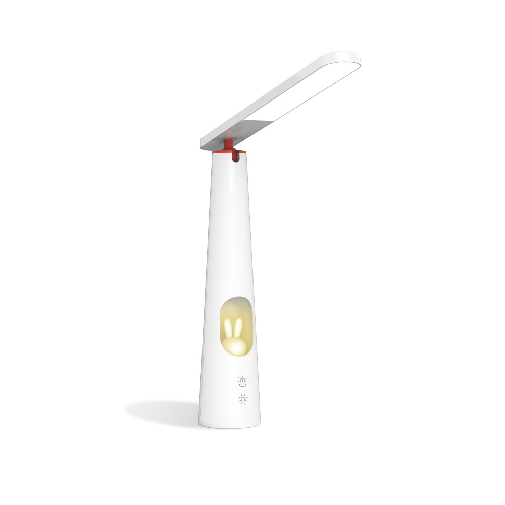 Desk LED Lampa 7.5W with bunny light PURE FLB-150 ELENA balts Forever Light