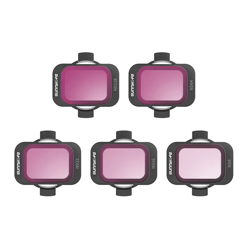 5 filtru komplekts Sunnylife ND 8/16/32/64/128 priekš DJI Avata 2