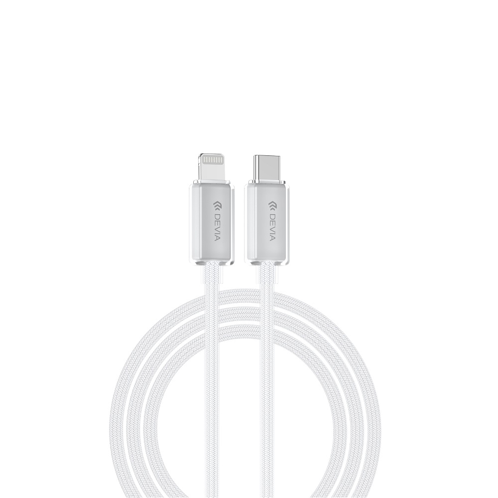 Devia kabelis Extreme EC654 PD USB-C - Lightning 1,5 m 27W 3A balts