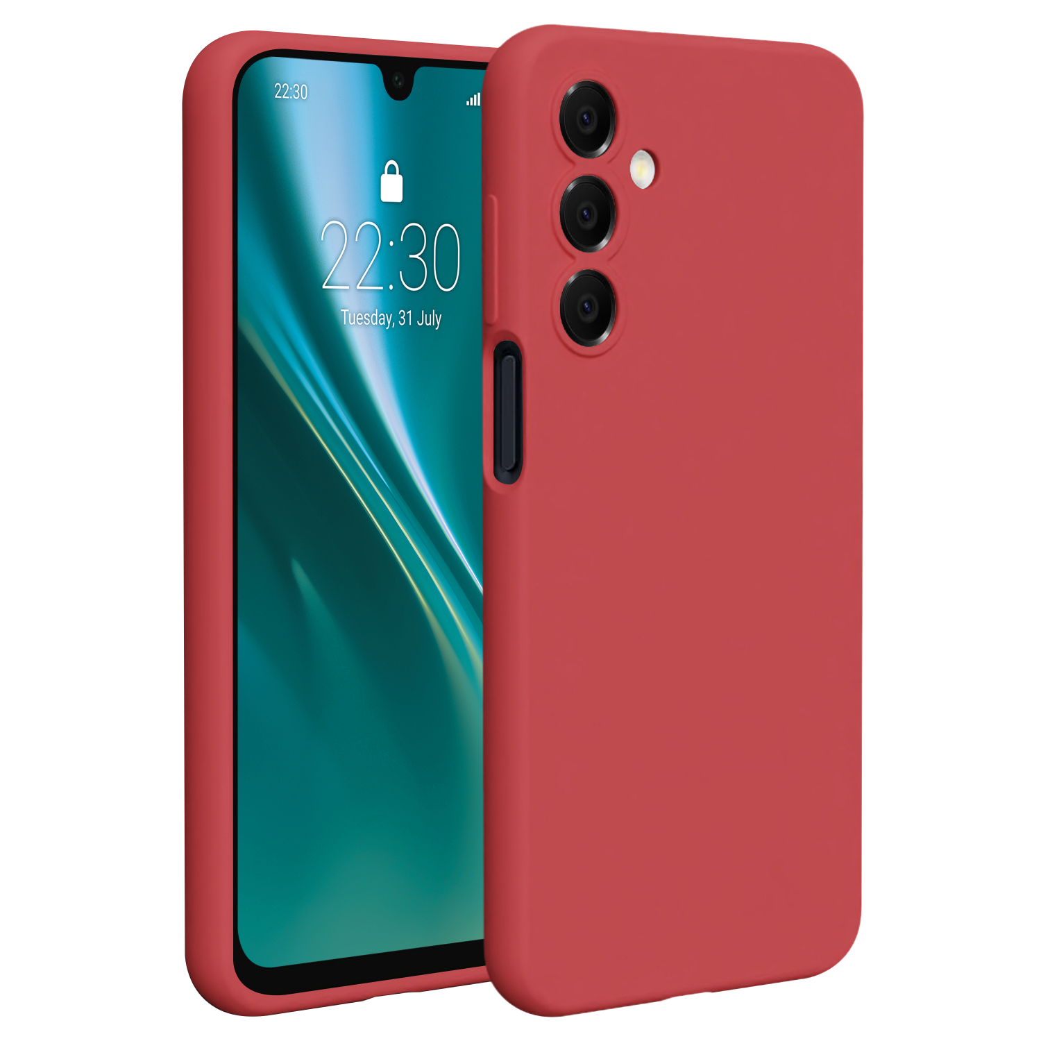 Etteri silikona viedtālruņa apvalks Samsung Galaxy A16 4G / A16 5G sarkans