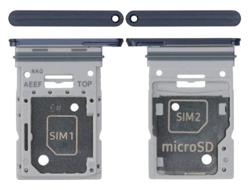 SIM card holder Samsung A556 A55 5G Awesome Navy original (service pack)