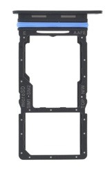 SIM kartes turētājs Samsung A165 A16 4G melns oriģināls (service pack)