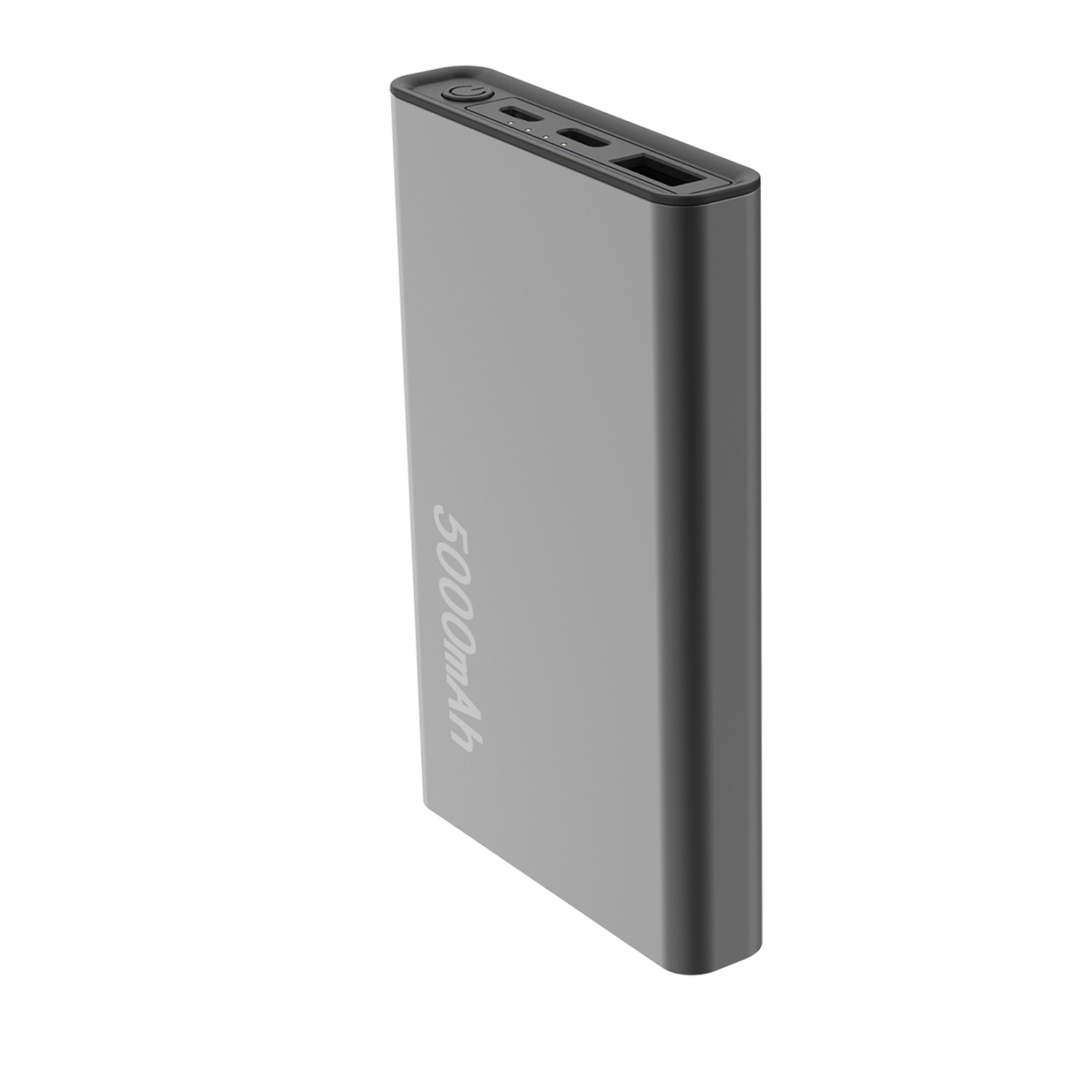 Setty Recycling portatīvais lādētājs 5000 mAh 12W pelēks QRPB5-12-18