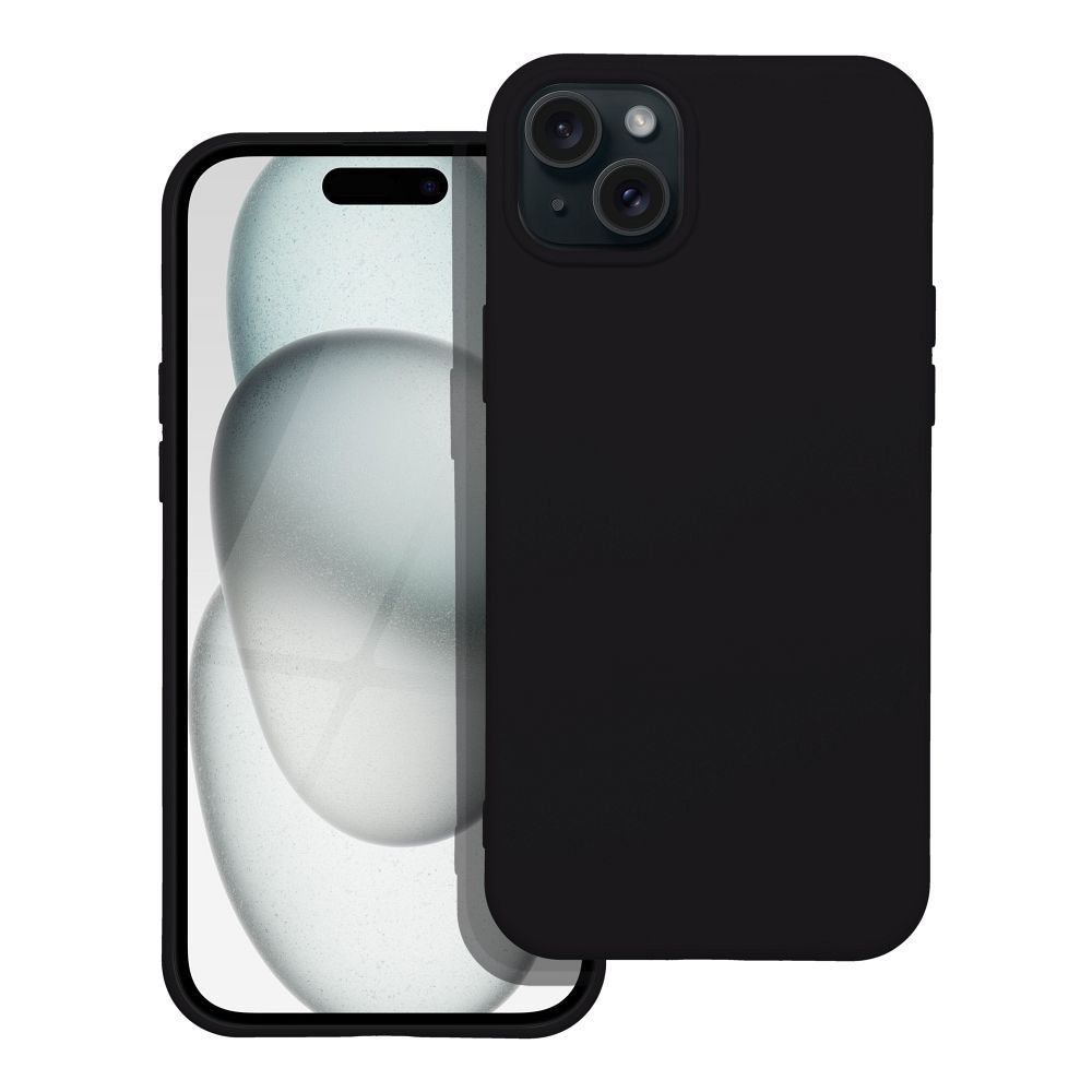 Silikona viedtālruņa apvalks IPHONE 15 - melns