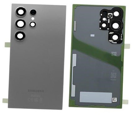 Aizmugurējais vāks Samsung S928 S24 Ultra Titanium Black oriģināls (lietots Grade A)